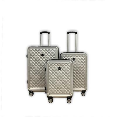TVR-Travel® - Kofferset Kasper - Koffers - Set van 3 - S/M/L - Zilver
