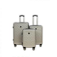 TVR-Travel® - Kofferset Kasper - Koffers - Set van 3 - S/M/L - Zilver