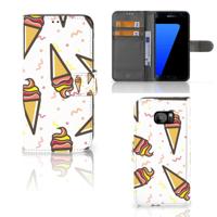 Samsung Galaxy S7 Edge | Book Cover | Icecream Samsung Galaxy S7 Edge | Book Cover | Icecream