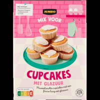 Jumbo Mix voor Cupcakes met Glazuur 380 g