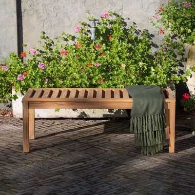 WOOOD 2-zits Tuinbank 'Comfort' Teakhout