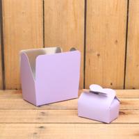 Bonbon doosjes - Chocolade doosje - Pastel lila HOOG - 48 stuks