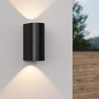 Douglas LED Wandlamp - Excl. 2x GU10 - IP65 - Dimbaar - Up & Down Light - Zwart - Binnen en buiten - Modern