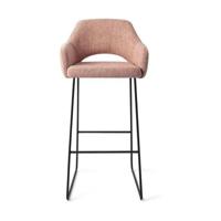 Jesper Home Yanai barkruk H75 Pink Punch slide black