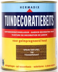 Tuindecoratiebeits 766 bruin 750 ml - Hermadix