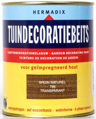 Tuindecoratiebeits 766 bruin 750 ml - Hermadix