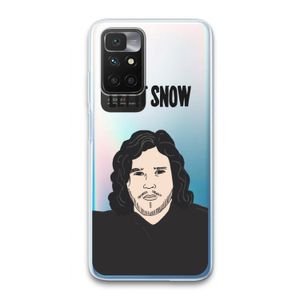 Let It Snow: Xiaomi Redmi 10 Transparant Hoesje