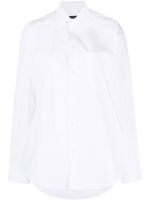 Balenciaga chemise à forme sablier - Blanc