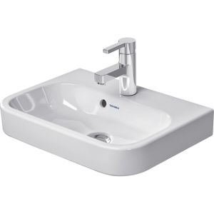 Duravit HappyD 2 meubelfontein met overloop met kraangat 50x36cm wit 0710500000