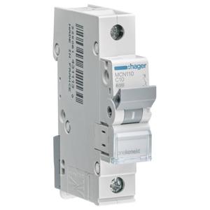 Hager MCN110 MCN110 Zekeringautomaat 1-polig 10 A 400 V