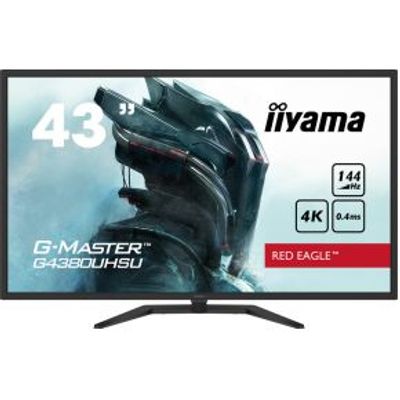 Iiyama G-Master Red Eagle G4380UHSU-B1 43 4K Ultra HD 144Hz VA Monitor