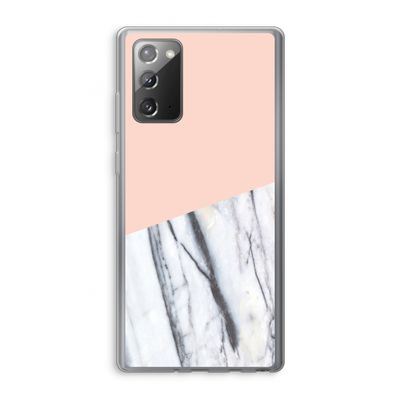 A touch of peach: Samsung Galaxy Note 20 / Note 20 5G Transparant Hoesje