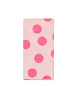 HEMA Servetten Stip Roze 40x40cm - 12 Stuks