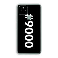 #9000: Google Pixel 5 Transparant Hoesje