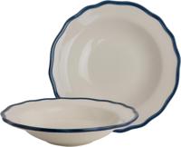 Laura Ashley Giftset 2 Borden deep 22,5 cm Solid Blue