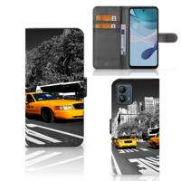 Motorola Moto G53 | Flip Cover | New York Taxi