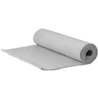 Yogamat/fitness sport matje - grijs - 180 x 51 x 1 cm - Sportmat - Thuis sporten