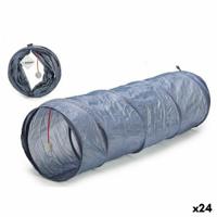 Opvouwbare Tunnel voor Huisdieren 90 x 25 x 25 cm (24 Stuks)