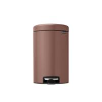 Brabantia NewIcon Pedaalemmer - 12 liter - kunststof binnenemmer - satin taupe 234002