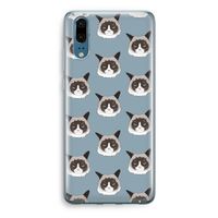 It's a Purrr Case: Huawei P20 Transparant Hoesje