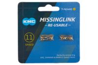 KMC Kettingschakel 11-speed 2 stuks - Goud