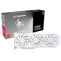 Powercolor AMD Hellhound RX 9060 XT Videokaart RX9060XT 16G-L/OC/WHITE 16 GB GDDR6-VRAM PCIe x16 HDMI, DisplayPort AMD FreeSync