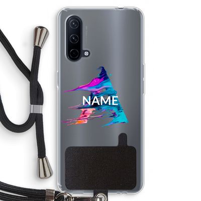 Abstract Spectrum: OnePlus Nord CE 5G Transparant Hoesje met koord