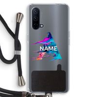 Abstract Spectrum: OnePlus Nord CE 5G Transparant Hoesje met koord
