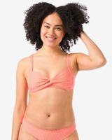HEMA Dames Bikinitop Seersucker Roze (roze)