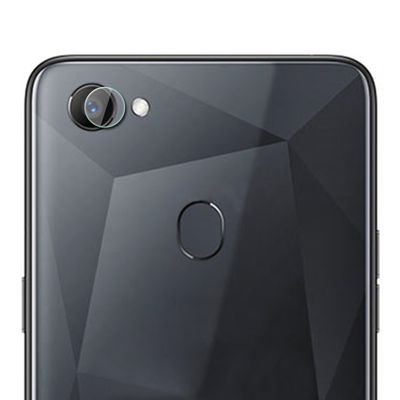 Voor OPPO A3 2.5D Transparante camera achterlens beschermer gehard glas film