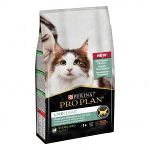 Pro Plan LiveClear Sterilised Adult met zalm kattenvoer 2 x 1,4 kg