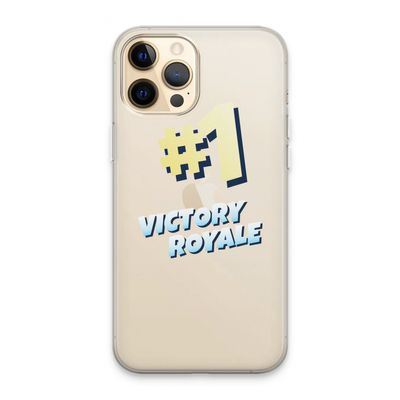 Victory Royale: iPhone 13 Pro Max Transparant Hoesje