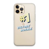 Victory Royale: iPhone 13 Pro Max Transparant Hoesje