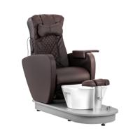 Elektrische pedicurestoel - met voetenbad en 3 massagefuncties - 120 W - 200 kg - bruin Elektrische pedicurestoel - met voetenbad en 3 massagefuncties - 120 W - 200 kg - bruin