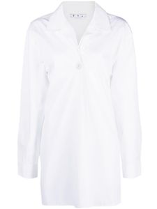 Off-White chemise boutonnée à manches longues - Blanc