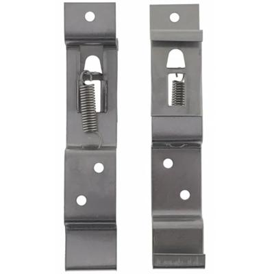 Benson Kentekenplaat klemmen - 2x stuks - RVS - nummerplaat bevestigen - aanhanger