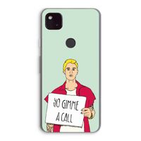 Gimme a call: Google Pixel 4a 5G Transparant Hoesje