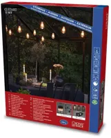 Konstsmide Edison startsnoer connectable 10m dimbaar, zwart Konstsmide Edison startsnoer connectable 10m dimbaar, zwart