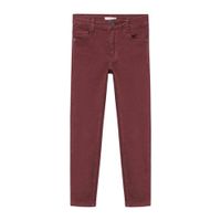 Mango Kids slim fit broek donkerrood - thumbnail