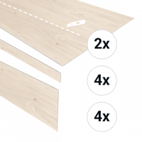 Douwes Dekker - PVC complete traptreden set Cheesecake 152,4cm (PVC)