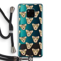 Tijger: Huawei Mate 20 Pro Transparant Hoesje met koord