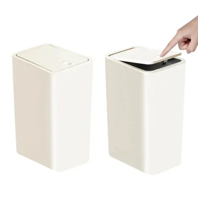 EcoPress 10L Badkamer Prullenbak
