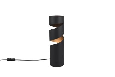 Trio Koker tafellampStream Ø 12cm - zwart - 564000132
