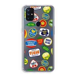 Fruitsticker: OnePlus Nord N10 5G Transparant Hoesje