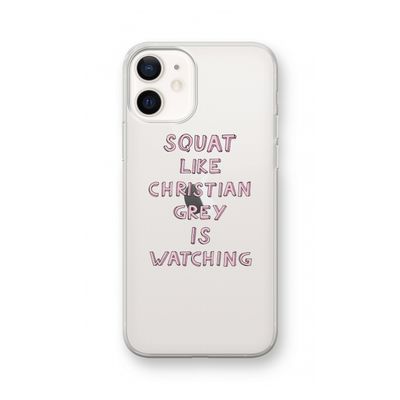Christian Grey: iPhone 12 Transparant Hoesje