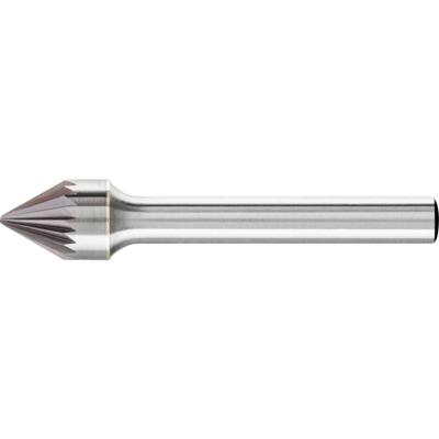 PFERD TOOLS 21115736 Freesstift Kegel Lengte 53 mm Afmeting, Ø 10 mm Werklengte 8 mm Schachtdiameter 6 mm