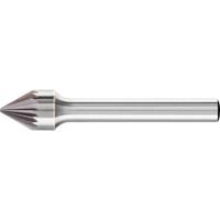 PFERD TOOLS 21115736 Freesstift Kegel Lengte 53 mm Afmeting, Ø 10 mm Werklengte 8 mm Schachtdiameter 6 mm