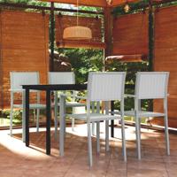 5-delige Tuinset wit
