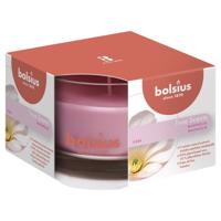 Bolsius true scents magnolia geurkaars in glas 6,3x9 cm 40 branduren - thumbnail