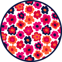 Rode klaproos vinyl tapijt bloemen en planten